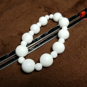 Alabaster healing stone anxiety bead bracelet.